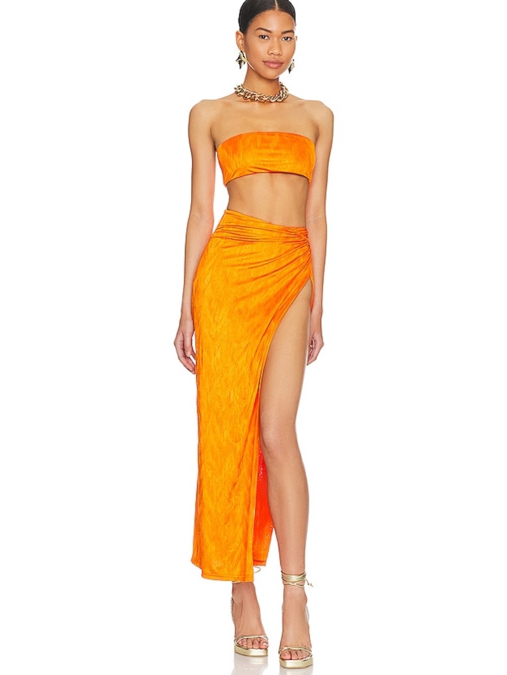 Superdown Karolyna Maxi Skirt Set